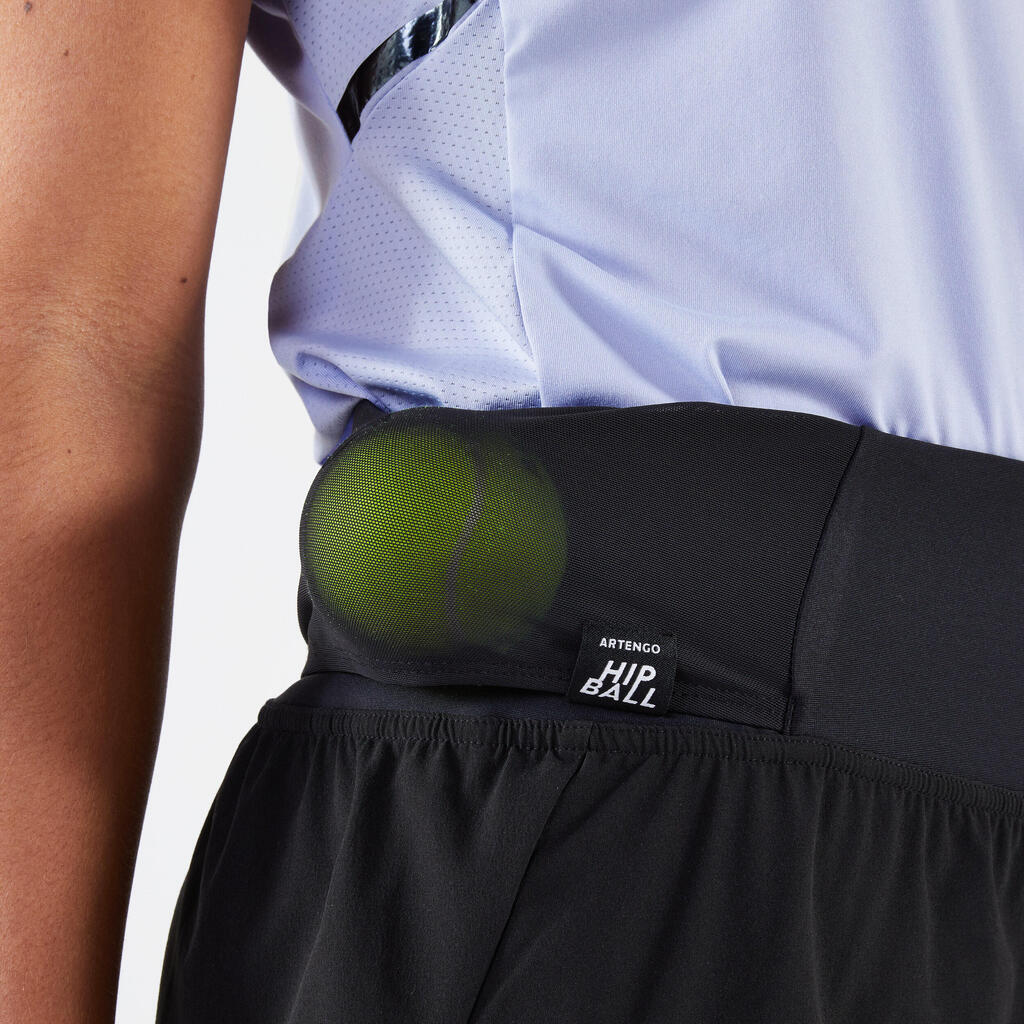 ДАМСКИ ШОРТИ ЗА ТЕНИС TSH DRY HIP BALL, ЕЛЕКТРИЧНОСИНИ
