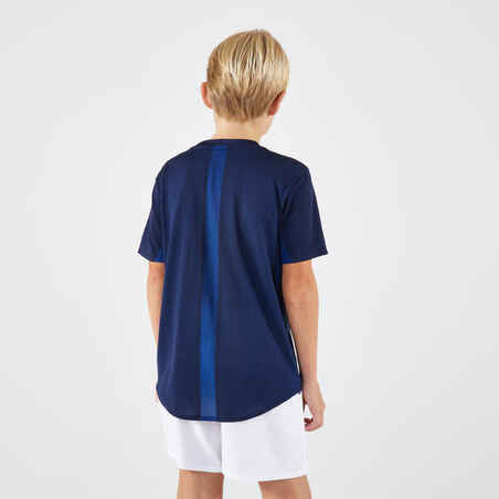 Kids' Tennis T-Shirt Light - Dark Blue