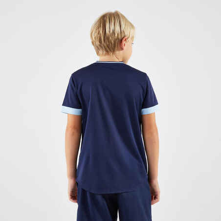 Vaikiški teniso marškinėliai „TTS Dry“, tamsiai mėlyni