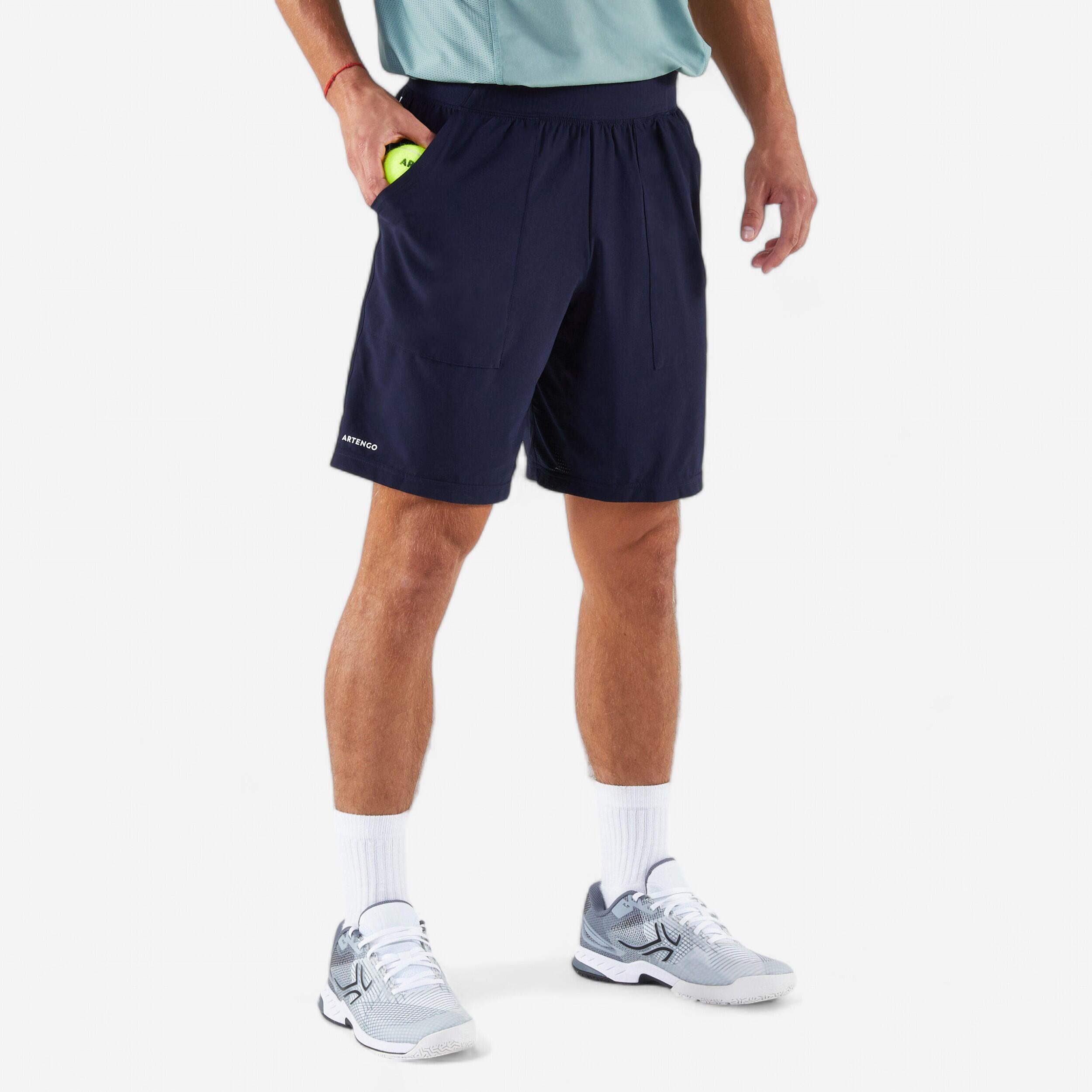 Men's Breathable Tennis Shorts Dry - Blue 1/4