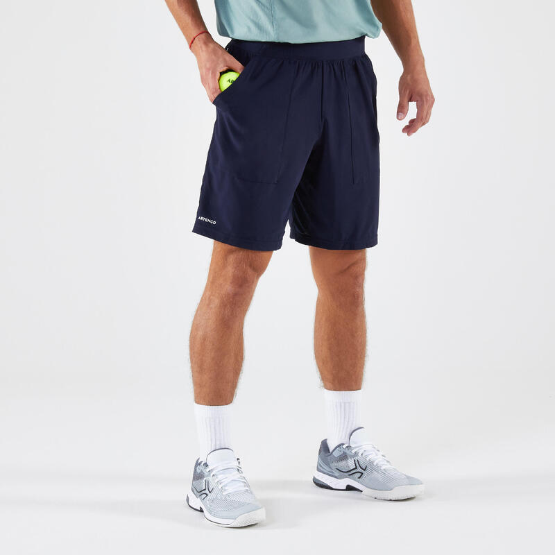 Pantalón corto de tenis Hombre transpirable - Artengo Dry Azul