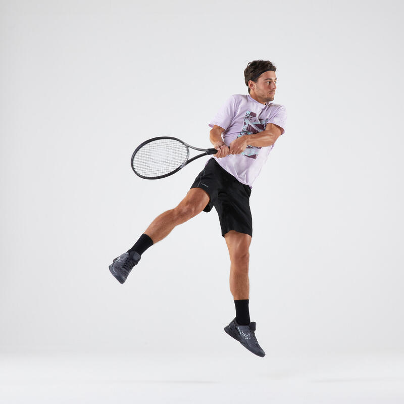 Erkek Tenis Tişörtü - Eflatun - Soft