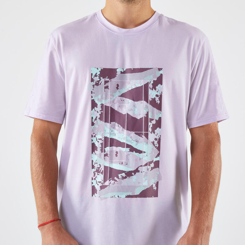 T-shirt tennis uomo SOFT lavanda