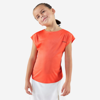 T-shirt de tennis Fille - TTS soft corail