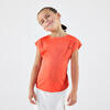 Mädchen Tennis T-Shirt - TTS Soft korallenrot