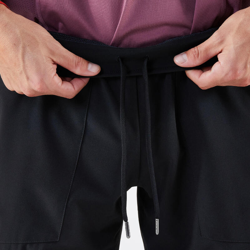 Pantalón corto de tenis Hombre transpirable - Artengo Dry+ Negro Gaël Monfils