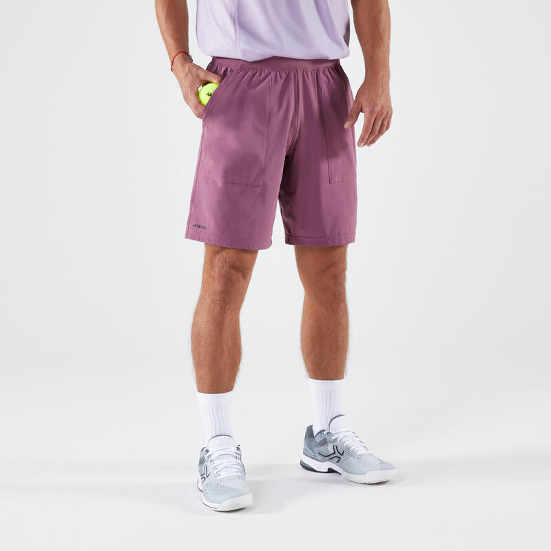Pantalón corto de tenis Hombre transpirable - Artengo Dry Violeta