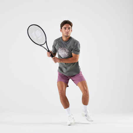 Men's Tennis T-Shirt Soft - Khaki