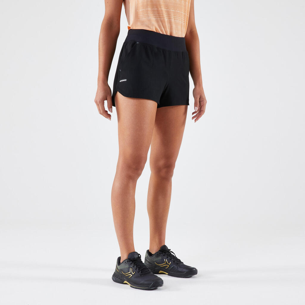 SHORTS DE TENIS MUJER TSH LIGHT NEGRO