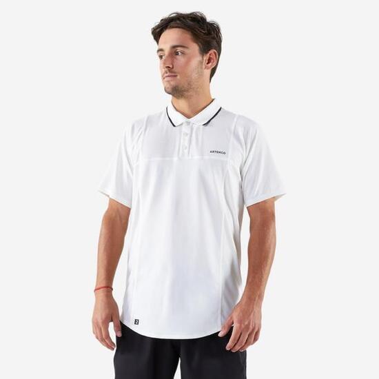 Polo tennis uomo DRY bianca