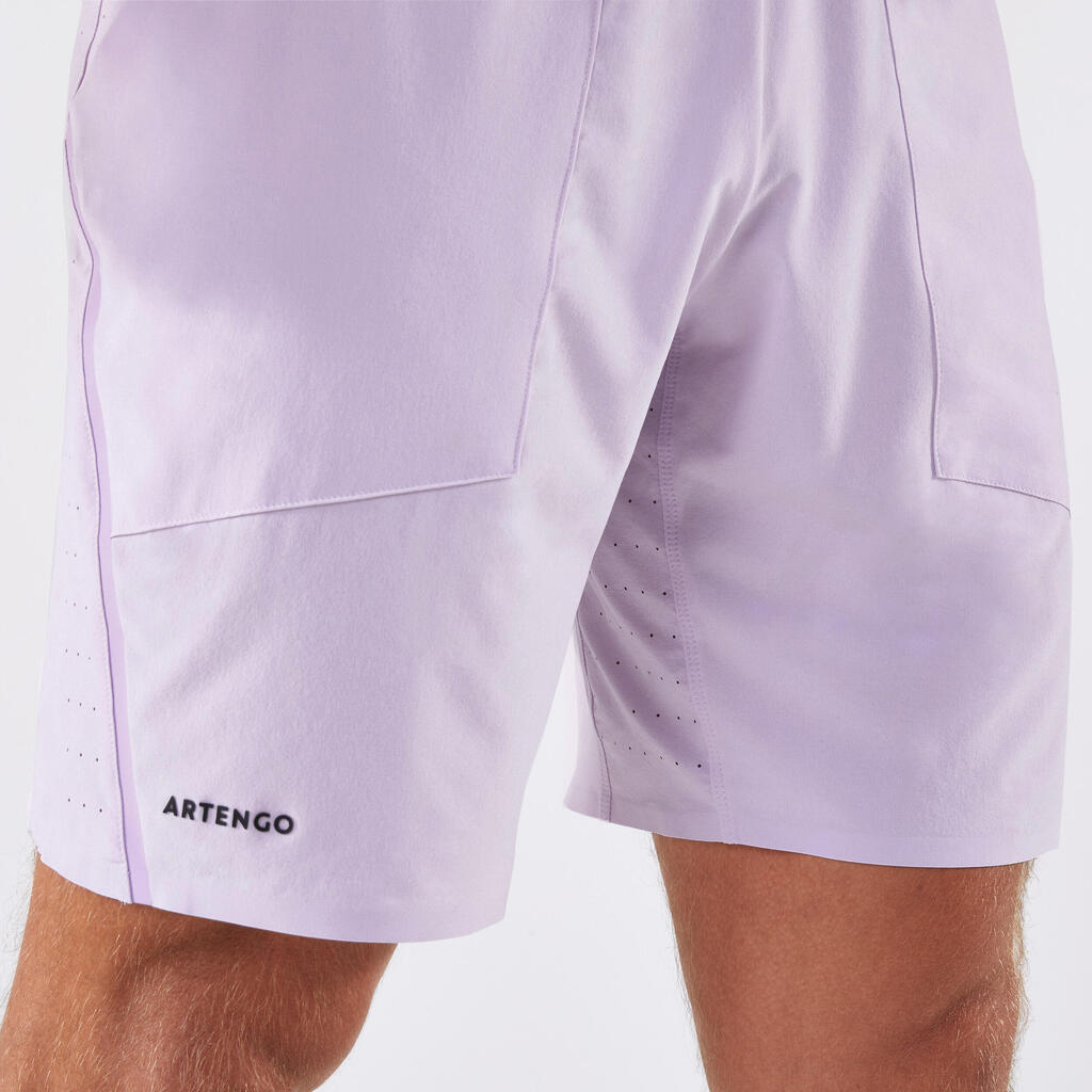 Herren Tennisshorts atmungsaktiv - Artengo Dry+ Violett Gaël Monfils