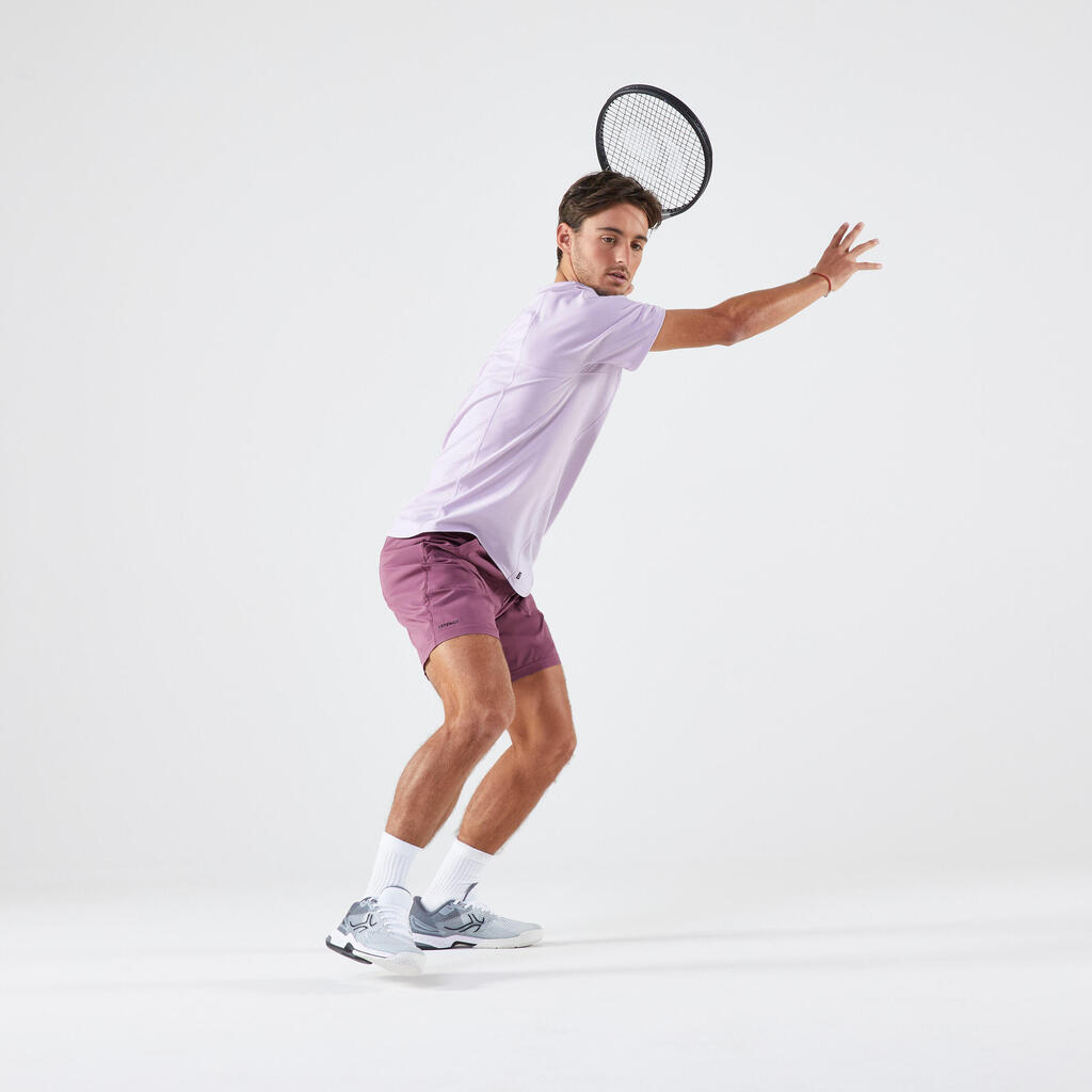 Men's Short-Sleeved Tennis T-Shirt Dry Gaël Monfils - Purple