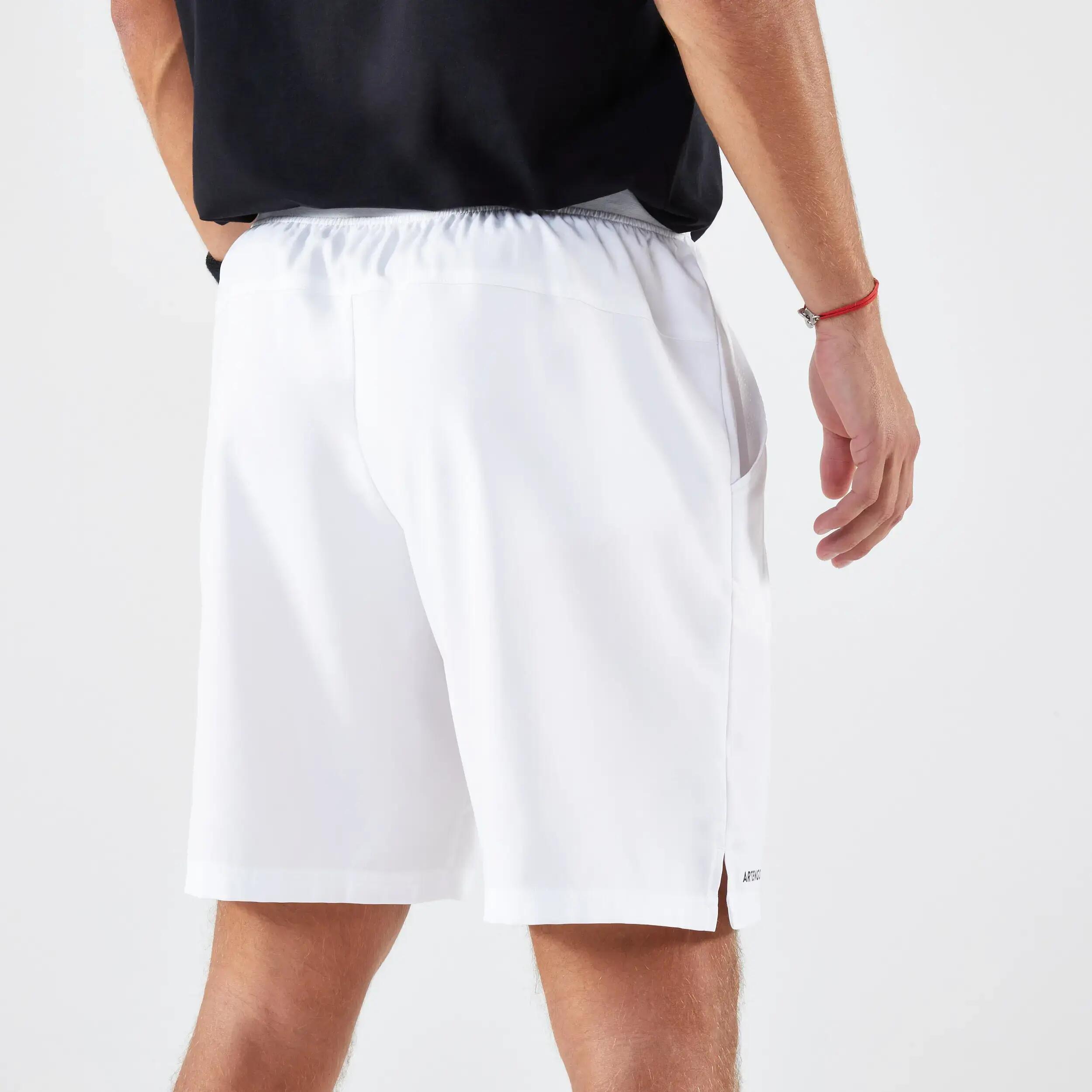 Erkek Tenis Şortu - Beyaz - Essential+ 5/12