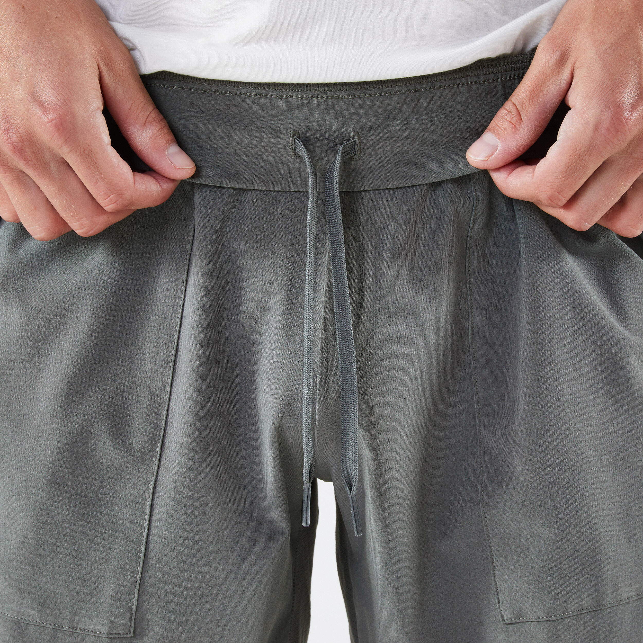 Men's Breathable Tennis Shorts Dry - Khaki 4/6