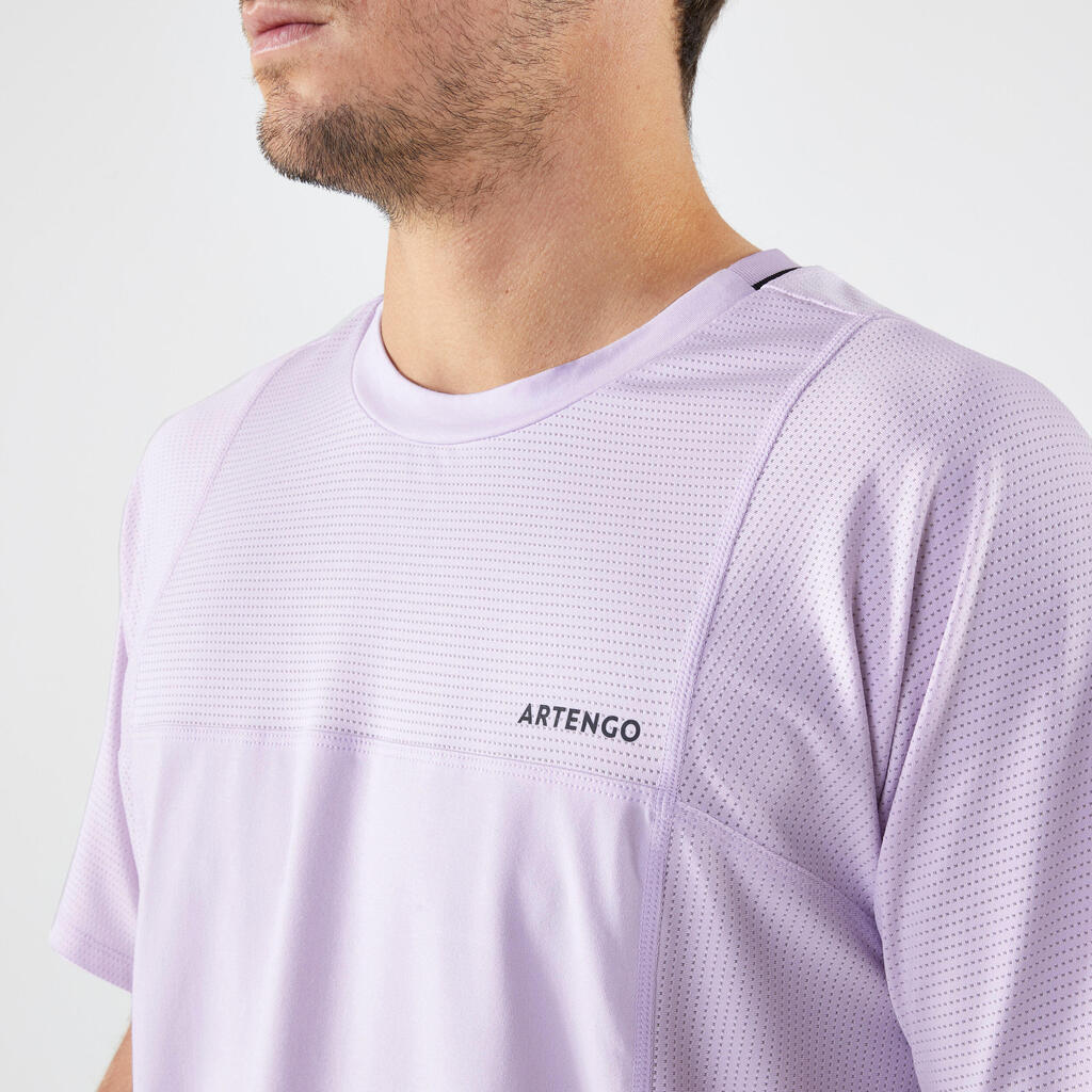 Herren Tennis T-Shirt - Artengo Dry Gaël Monfils lila 