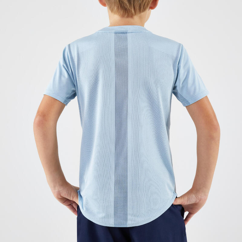 T-shirt de tennis Junior - T-shirt Light Bleu rêve