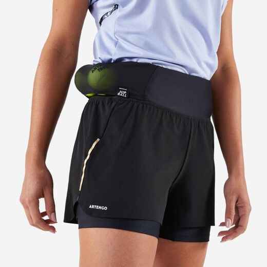 
      Women's Tennis Dry Hip Ball Shorts - Black
  