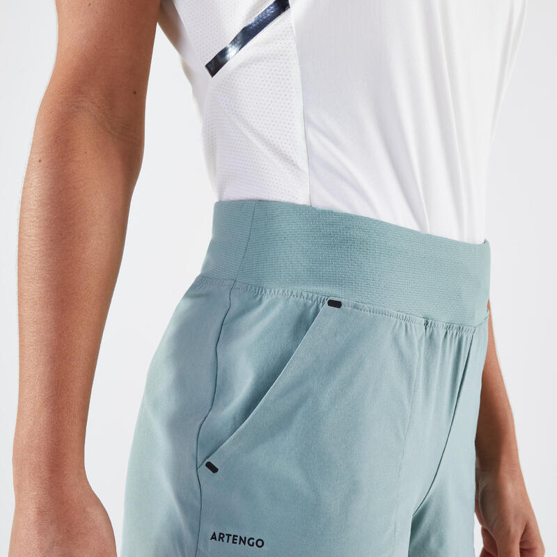 Tennisshort voor dames TSH Light klei