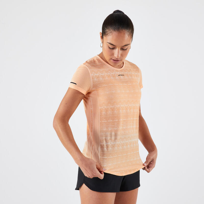 T-shirt tennis donna LIGHT arancione