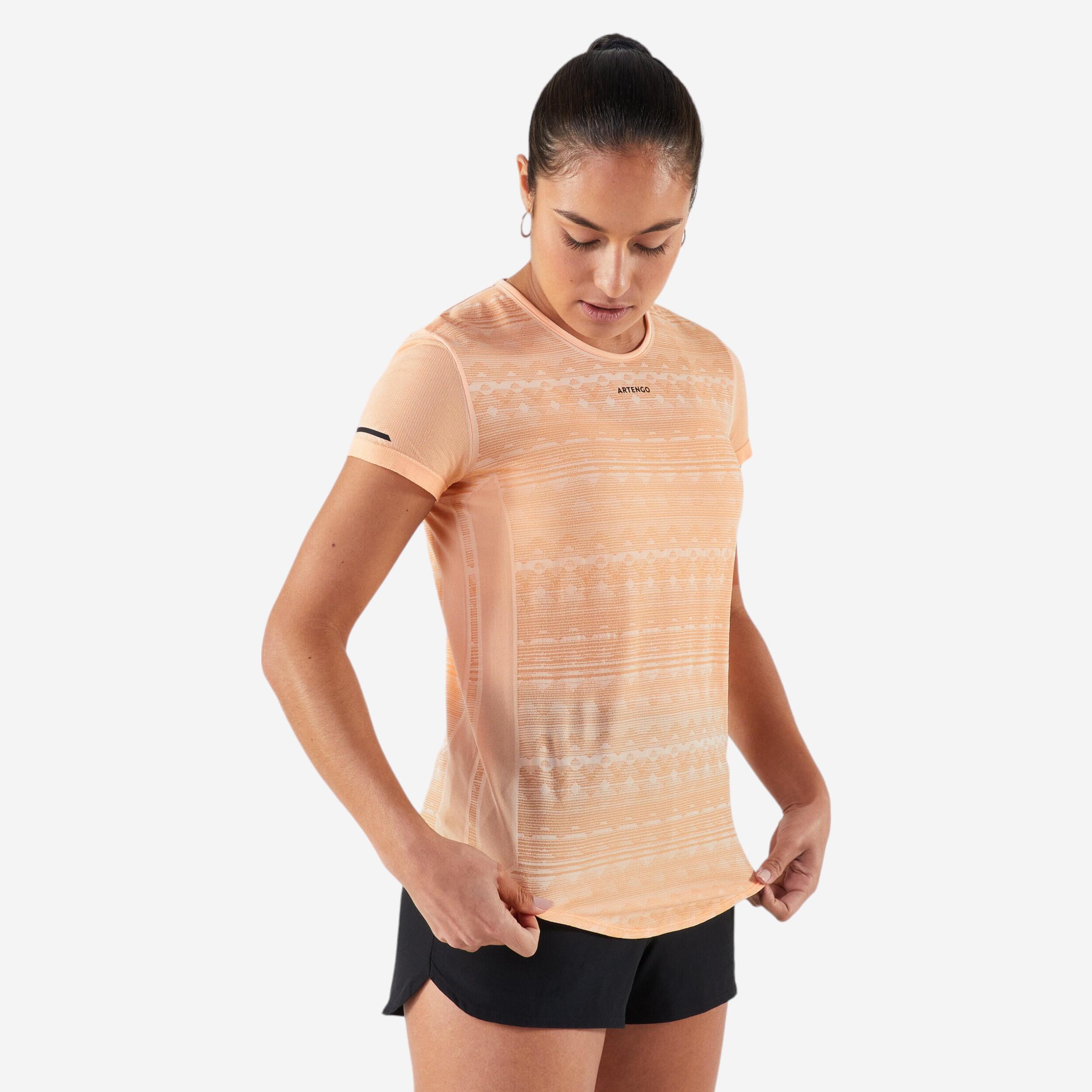 Women's tennis light T-shirt - TTS light orange