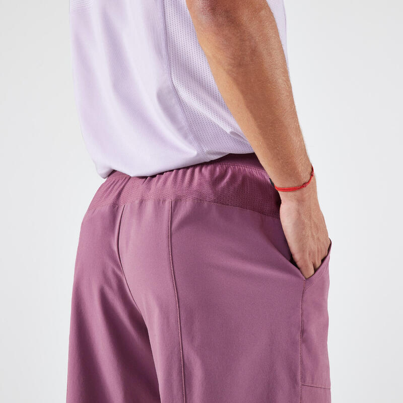 Pantaloncini tennis uomo DRY lilla