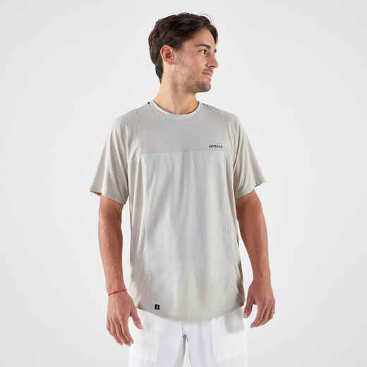 
      Majica kratkih rukava za tenis Dry Gaël Monfils muška bež
  