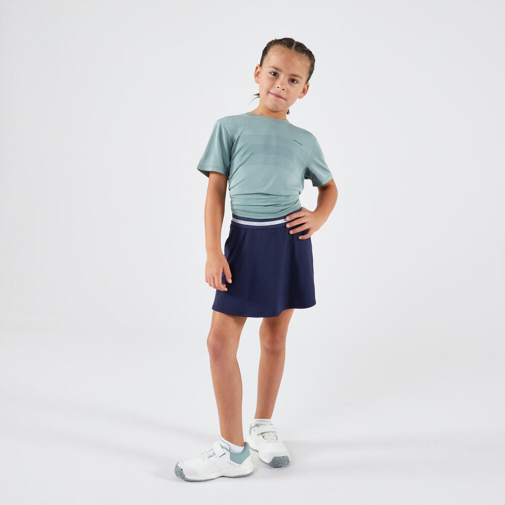 POLERA DE TENIS NIÑOS LIGHT VERDE ESMERILADO