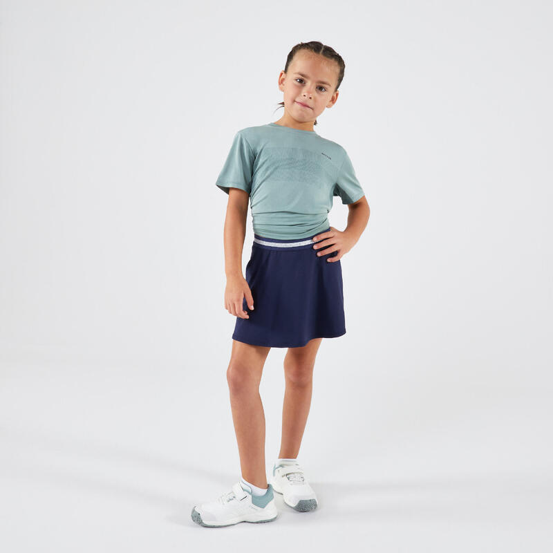 Tennisshirt voor kinderen Light frosty green