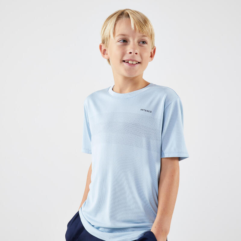 Kinder Tennis T-Shirt - Light blau 