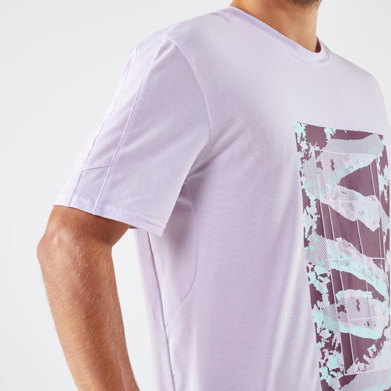 T-shirt tennis uomo SOFT lavanda