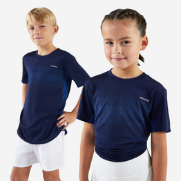 T-shirt de tennis Junior - T-shirt Light bleu foncé