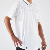 Bela muška polo majica kratkih rukava za tenis DRY