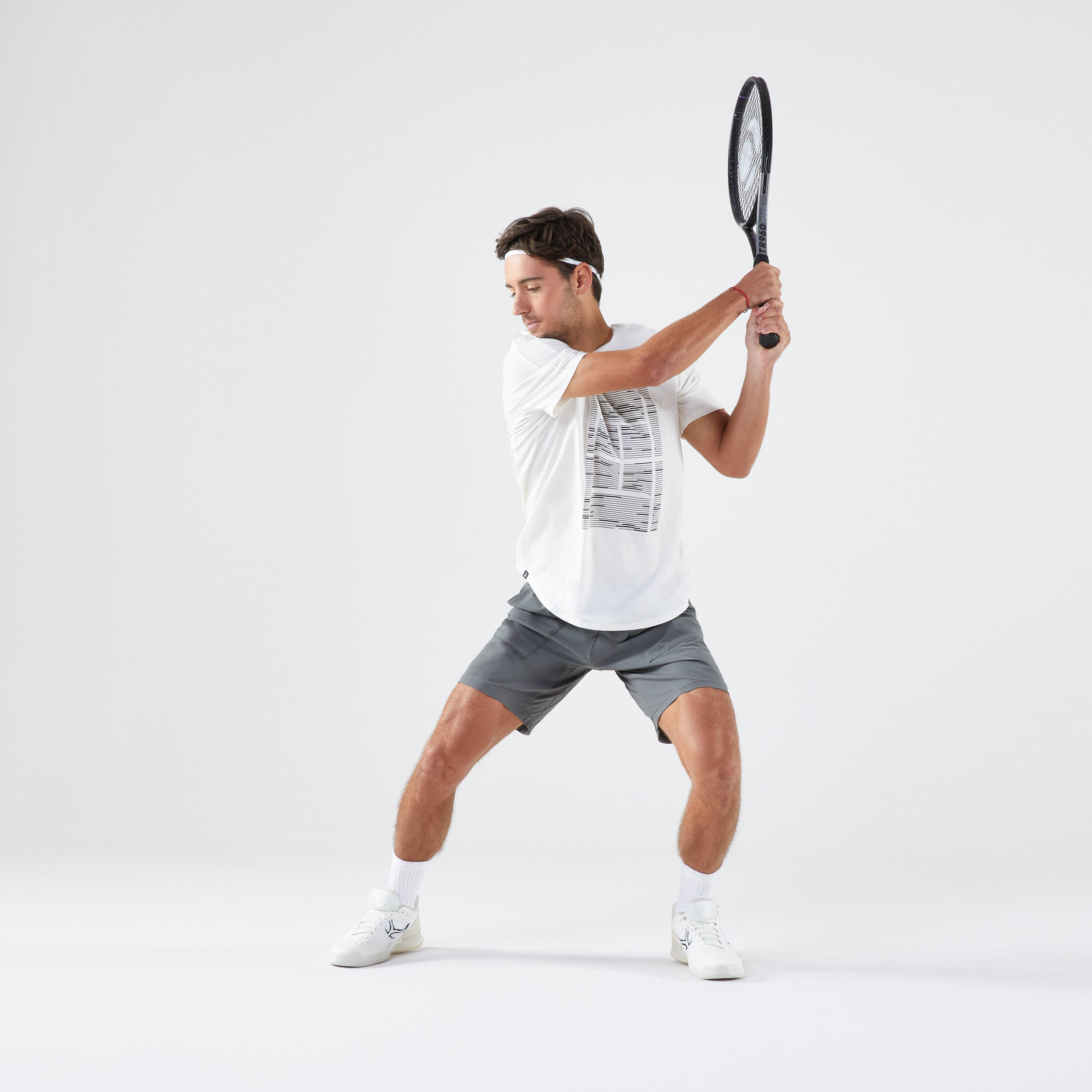 Uomo  Artengo Pantaloncini da tennis traspiranti - Dry Khaki