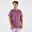 T-shirt tennis manches courtes homme - Artengo DRY violet Gaël Monfils