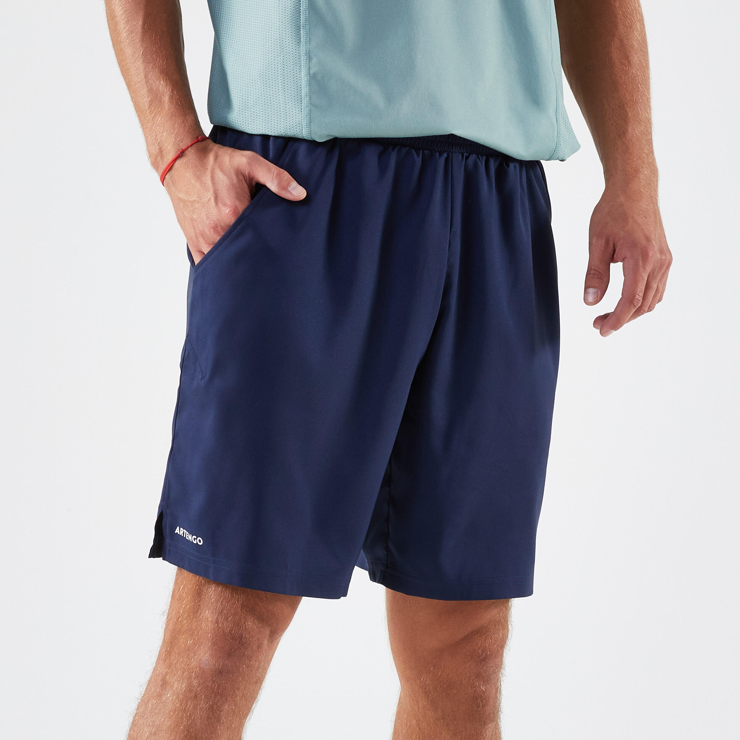 kuikma Men Tennis Shorts Dry 500 Navy Blue-picture-21