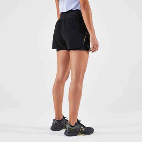 Women's Tennis Dry Hip Ball Shorts - Black