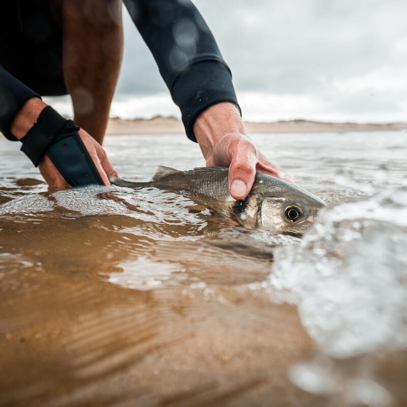 Lansetă surfcasting pescuit în mare SYMBIOS 900 4,20m 100-200g Hibridă