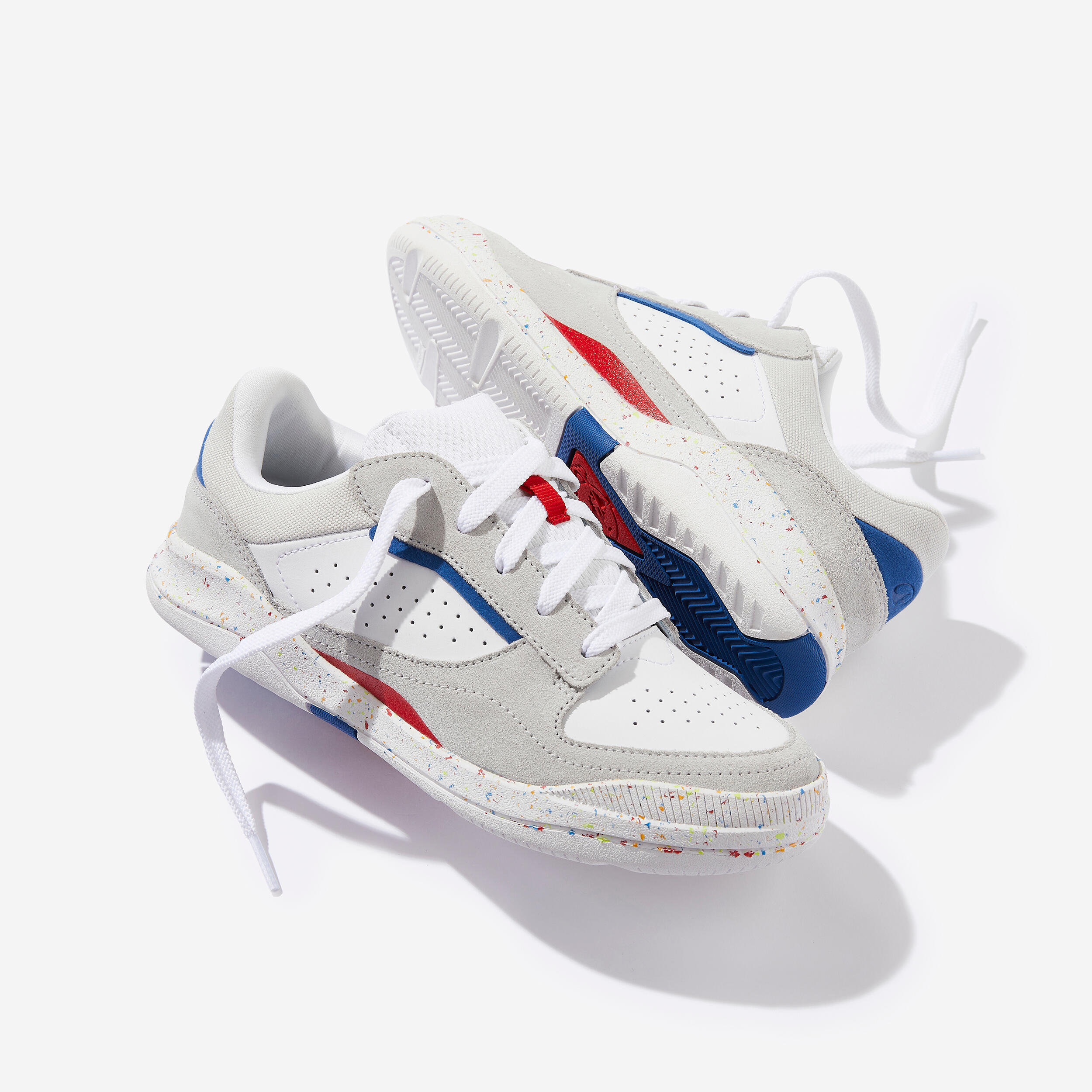 Kids' Lace-Up Shoes Playventure City - Blue/White/Red 2/9
