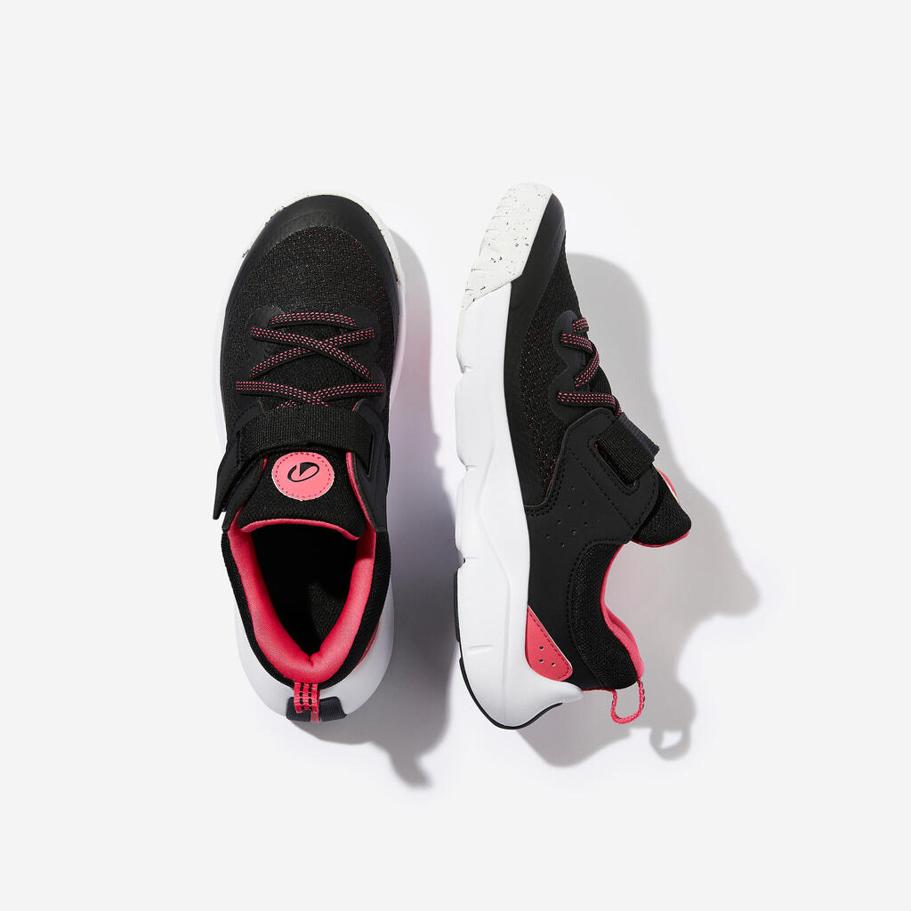 Chaussures à scratch et lacets élastiques légères enfant, Playful Fast Violet