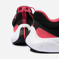 Kids' Unisex Multisports Lightweight Lace-Up Shoes Playful Fast - Black/Pink