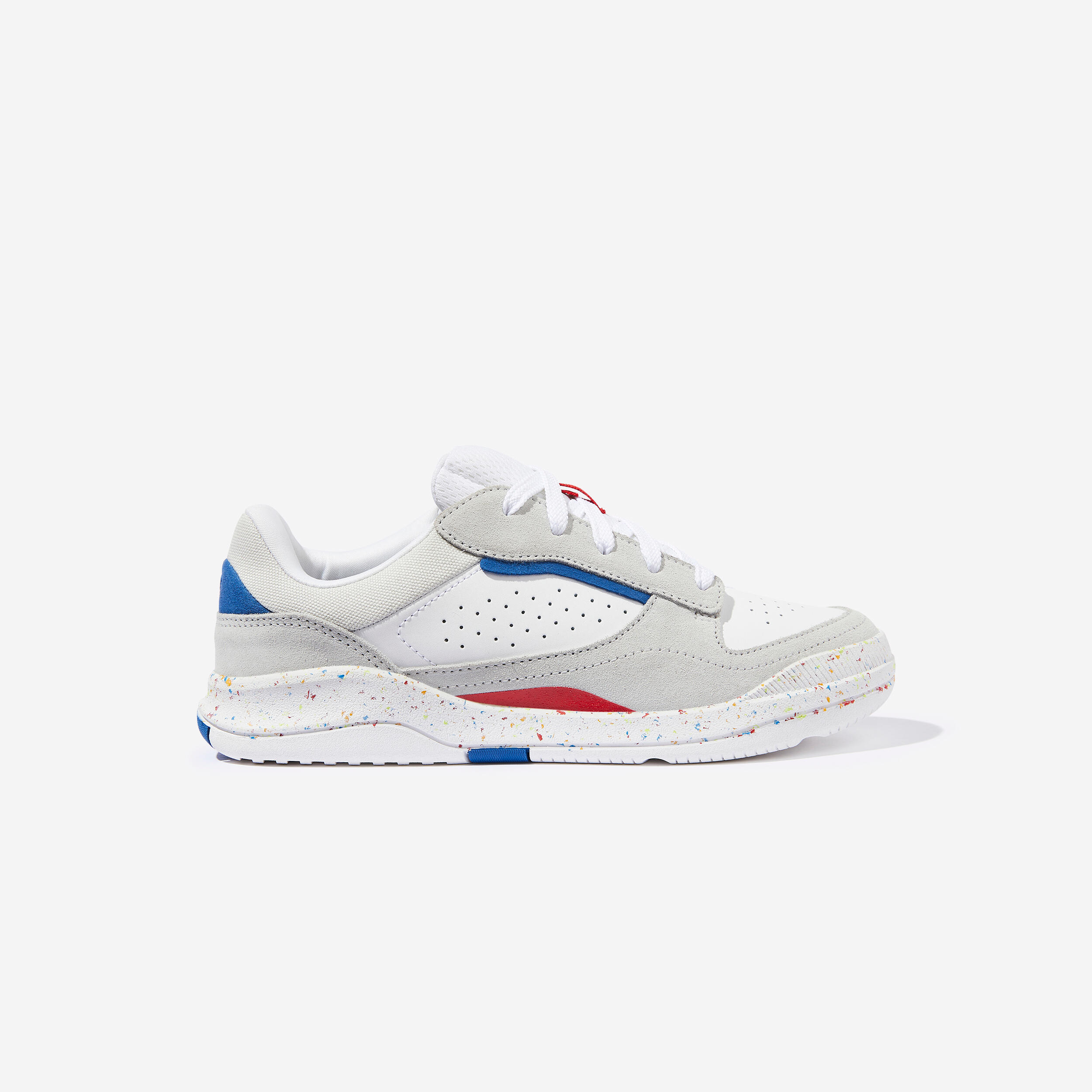 Sneakers bambino PLAYVENTURE CITY con lacci azzurro bianco rosso dal 35 al 39 DECATHLON Decathlon