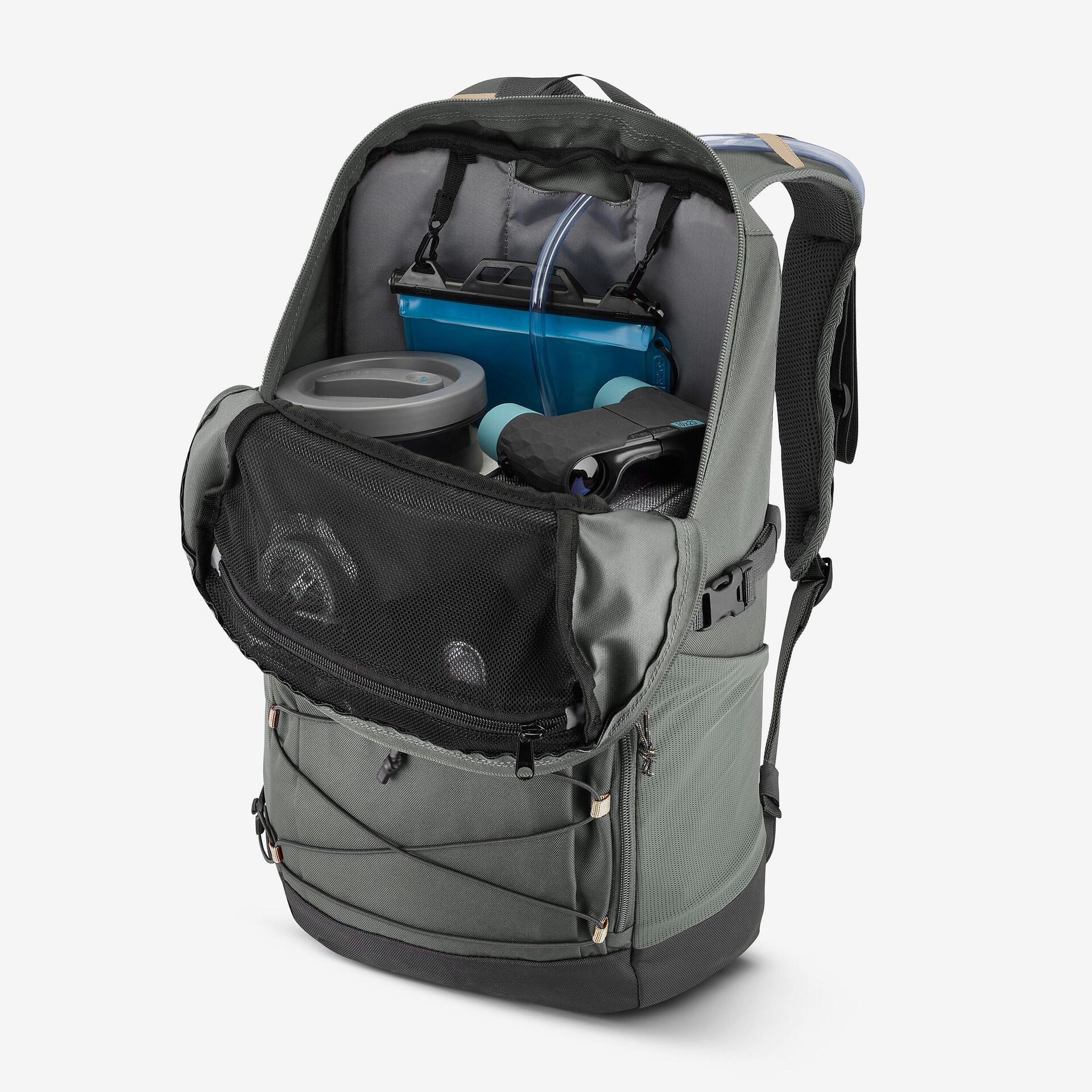 Backpack 200l 20L Hiking Backpack - NH500 - Grey