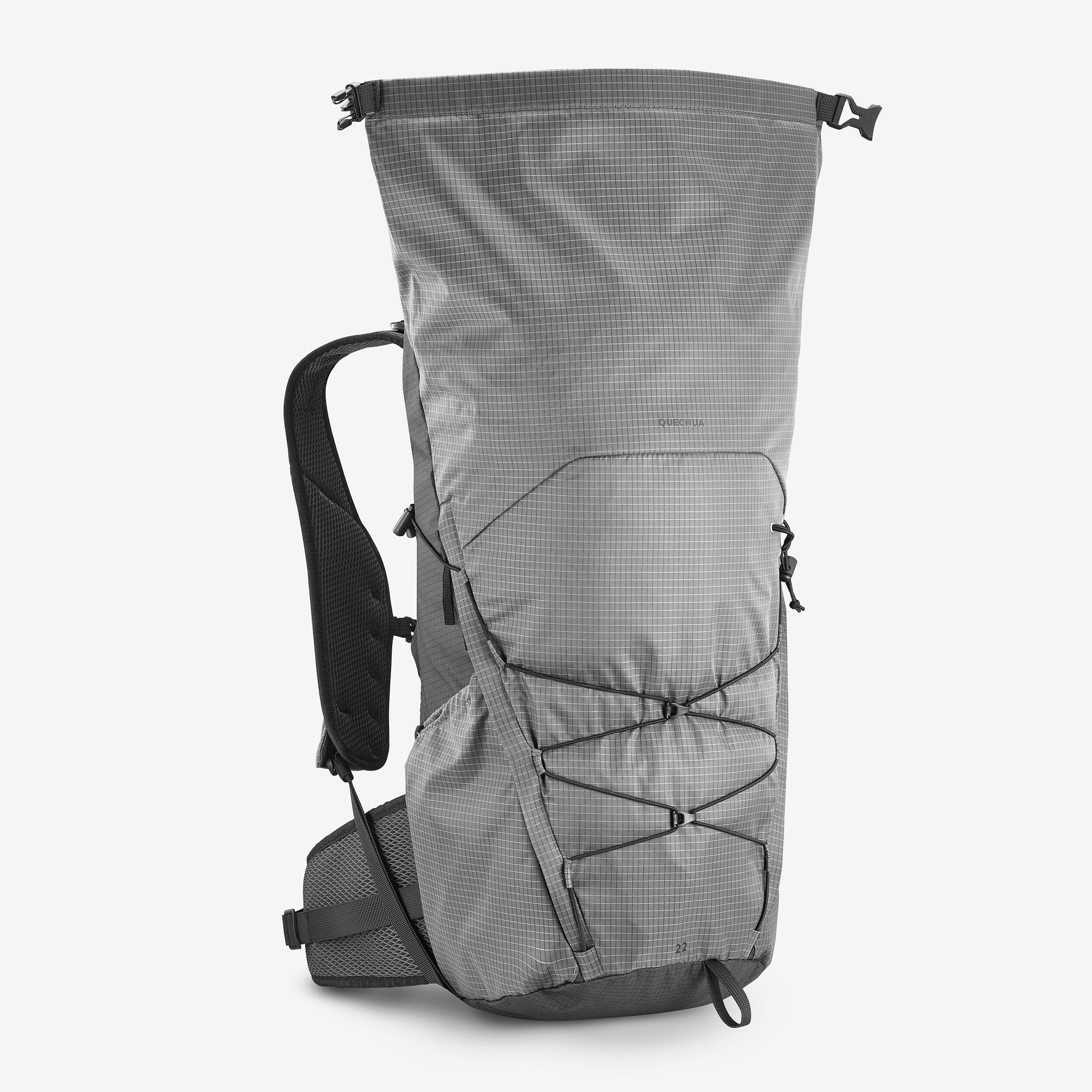 Mochila de montaña y trekking rolltop 22L Quechua MH500 Light 3/11