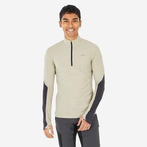 Camiseta montaña y trekking anti UV 1/2 cremallera Hombre Quechua MH550