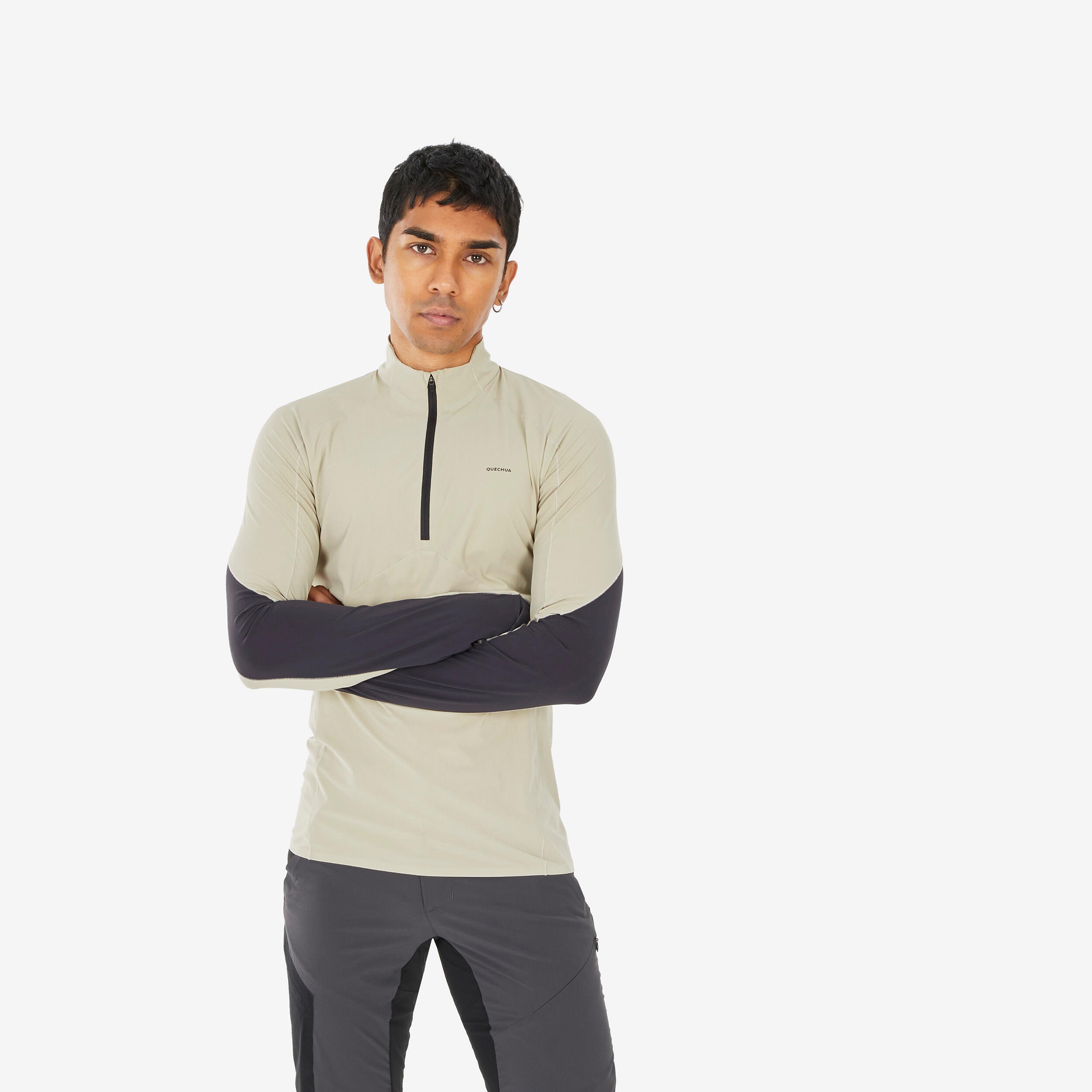 Wandershirt Herren langarm mit UV-Schutz - MH500 4/11