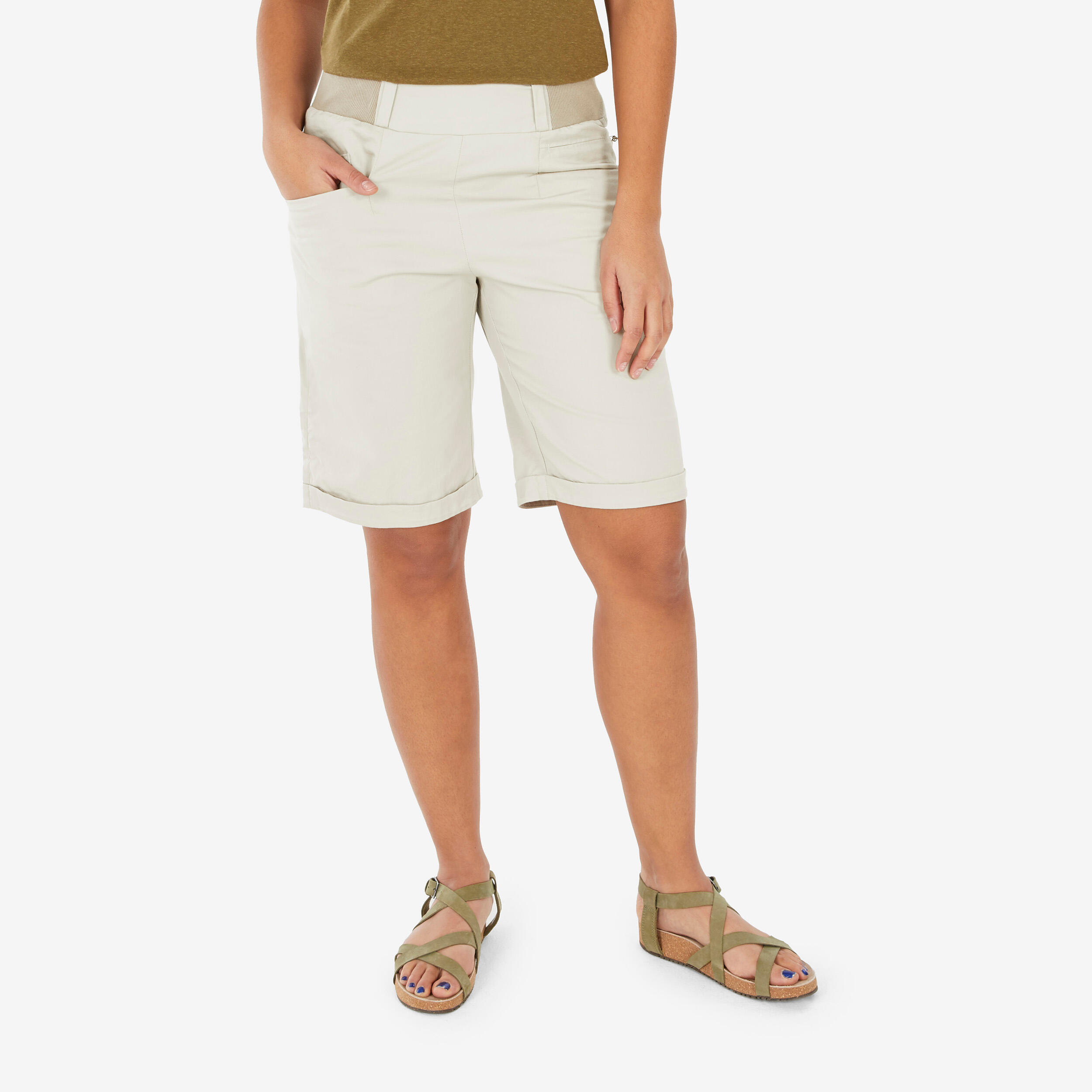 Women’s Bermuda Shorts, NH 500 - QUECHUA