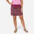 Women Pleated Skort with Pocket Cherry Purple - NH500