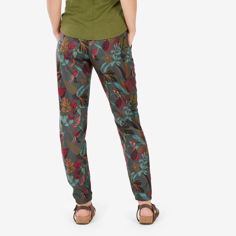 Pantalon Drumeție NH100 Verde Damă