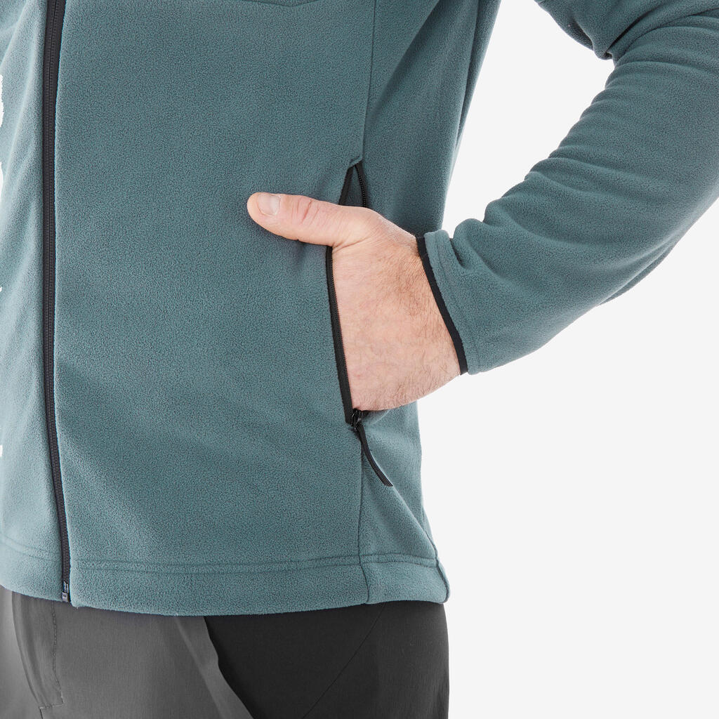 Vyriškas žygių fliso džemperis „MH 500“, pilkas