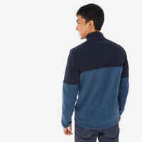 MEN'S HIKING FLEECE MH 500 -  BLUE